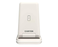 CANYON Ładowarka bezprzewodowa WS-304 15W 3w1 Cosmic Latte - 1478853 - zdjęcie 2